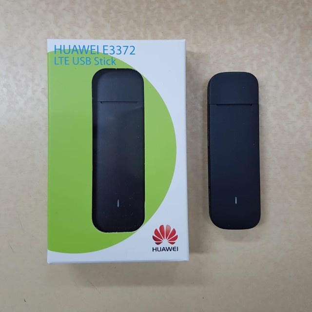 Modem Huawei E3372 Speed 150Mbps 4G LTE Cat4(Support All Operator GSM) - E3372 HILINK, Hitam