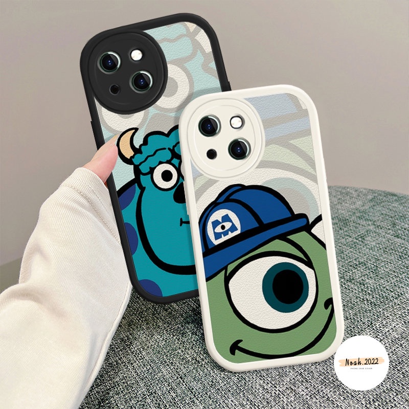 Case Untuk Realme C25 C35 C30 C21Y C31 C12 C30s C11 C20 C55 C17 C20A C25Y C15 C25s C17 C21 GT C3 10 Pro 8Pro 5i 6 7i 8 9i 58i 6s 10Pro+6i Cute Monster Disney University Lembut Sarung