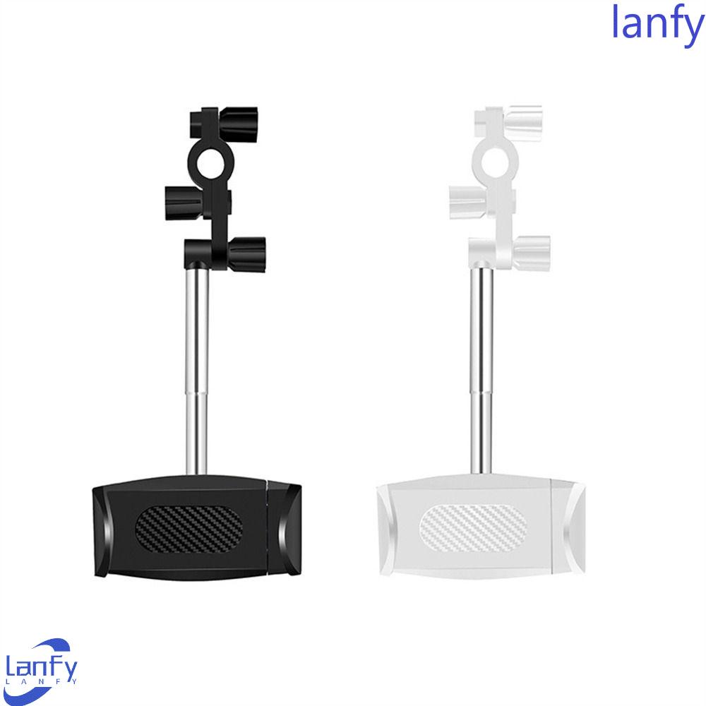 Lanfy Rotasi Klip Mobil Universal Spion Mobil Berdiri Aksesoris Interior Telepon Standing Phone Holder Car Mobile Phone Clip