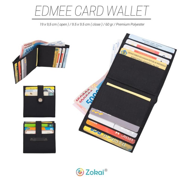 

Zokai Edmee Card Wallet D'renbellony - Card Holder - Dompet Kartu