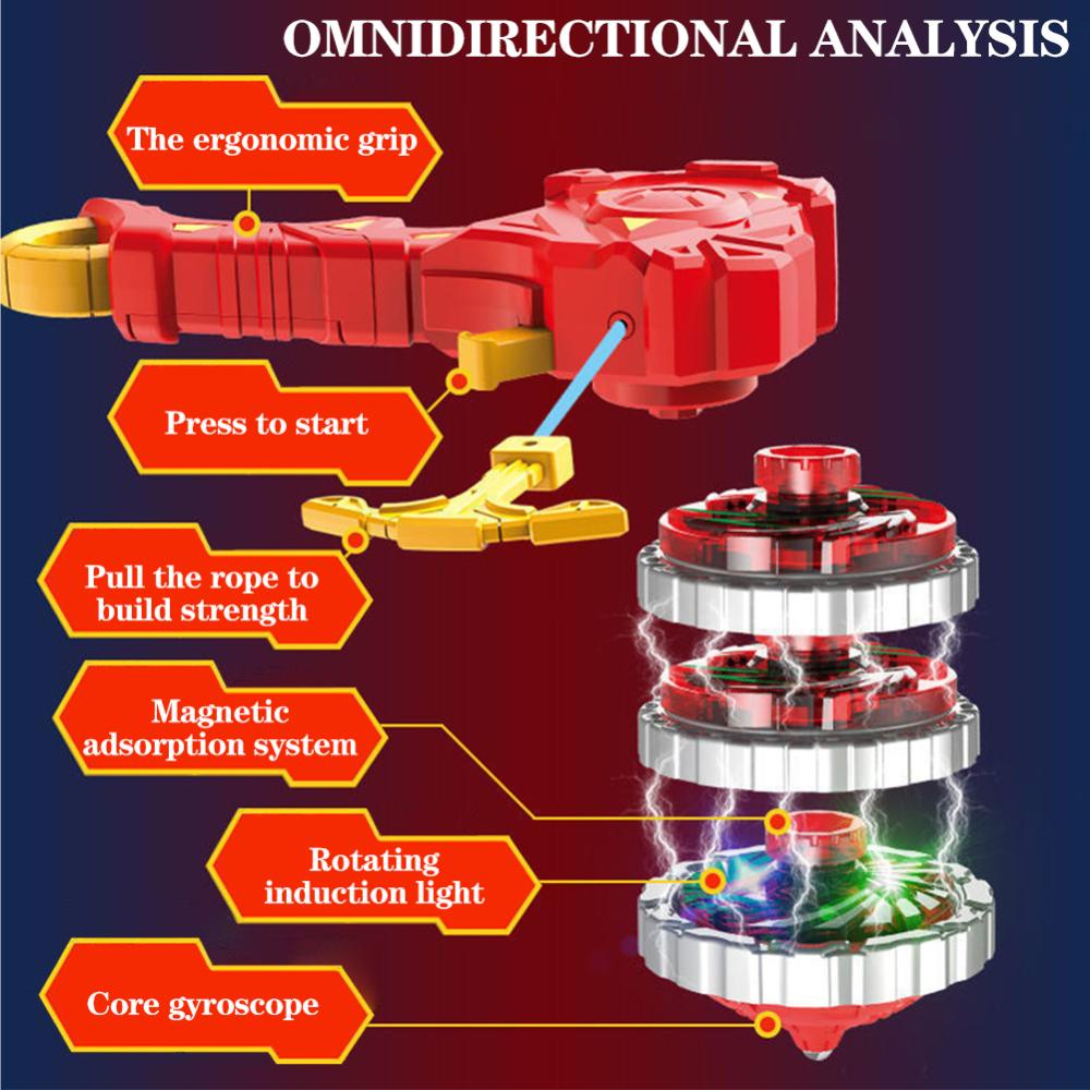 Timekey 4D Demolition Beyblade Launcher Battle Beyblade Mainan Kompetitif Gyroscope Mainan Untuk Anak Fusion Beyblade Meledak Evolus F9Y9