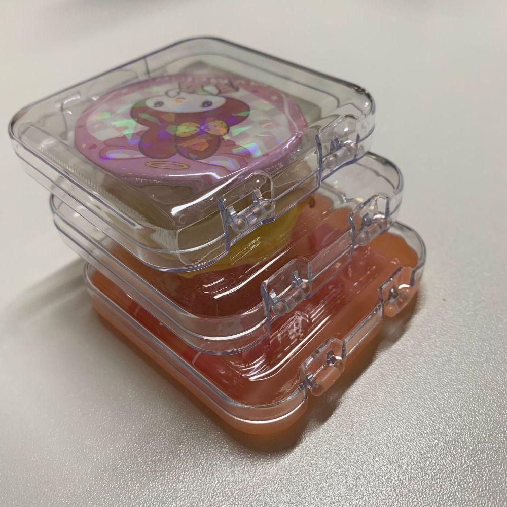 Mxbeauty Kotak Display Kuku Mini Travel Transparan Square Fillet Nail Ornaments Box