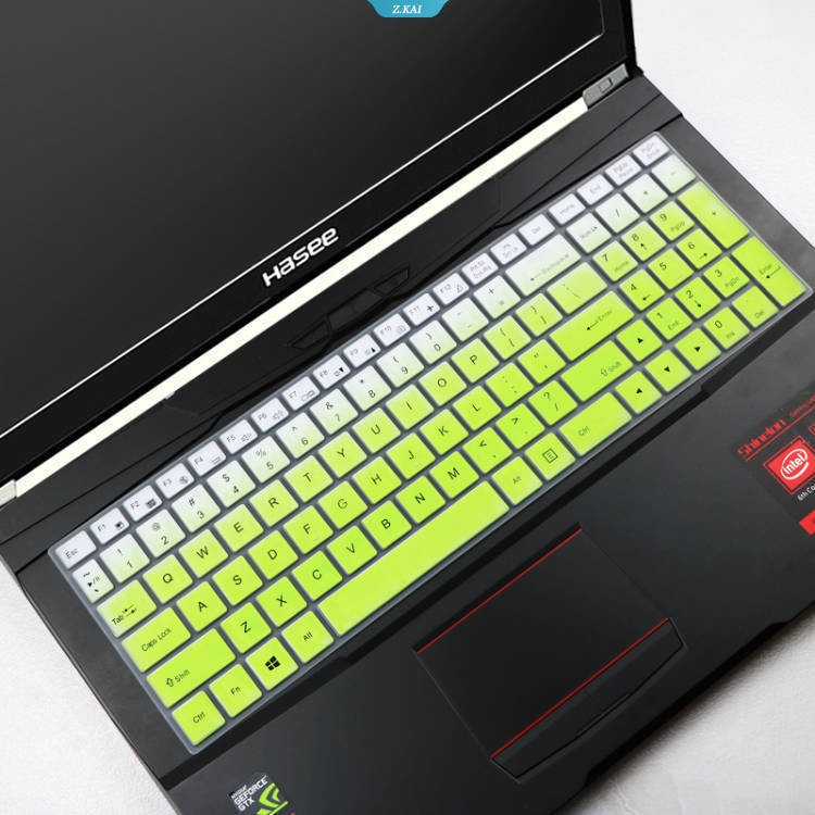 Lengan Keyboard Laptop Yang Dapat Dicuci Dan Dilepas Untuk Shenzhou 15.6 Inci Z7M-KP5GC KP7GE Keyboard Silikon Pelindung Kulit Dan Film Tahan Debu [ZK]