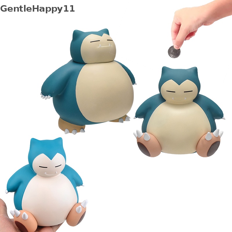 Gentlehappy Kotak Uang Pokemon Snorlax 2pose Figure Standing Sitg Celengan Tabungan Pot id