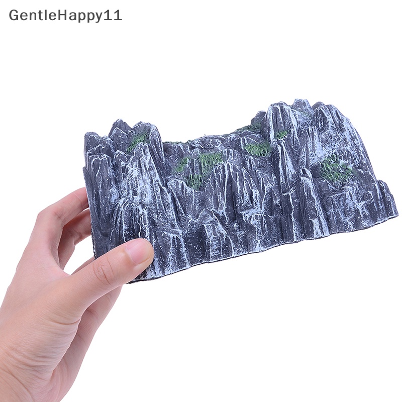 Gentlehappy Plastik1:87 Model Skala Mainan Kereta Api Kereta Api Gua Terowongan Pasir Model Meja Mainan id