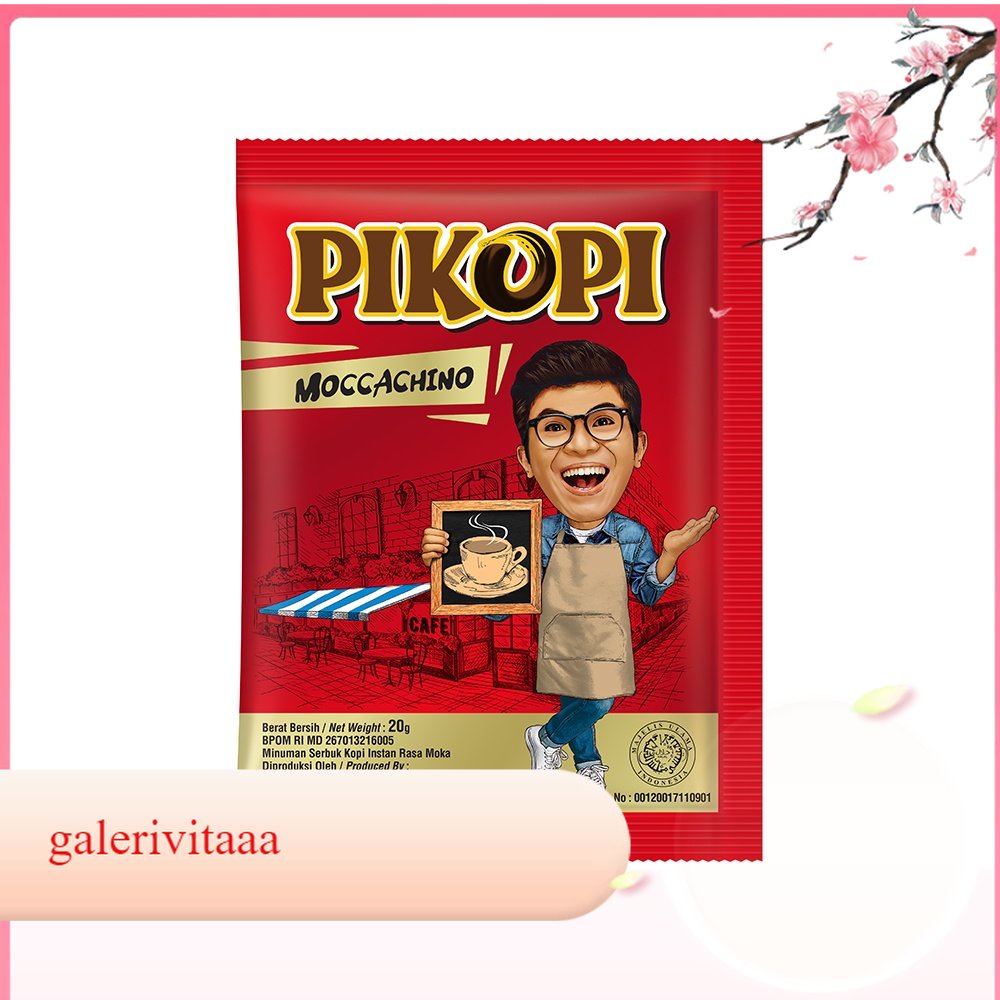 

Pikopi Moccachino 1 Renteng ( Isi 12 Pcs x 20 Gram )