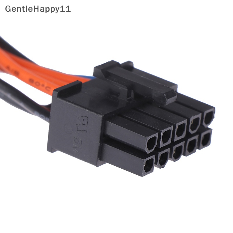 Gentlehappy 24Pin Female to 10PIN Male Adapter Power Supply Kabel Cord Untuk 10PIN Motherboard id