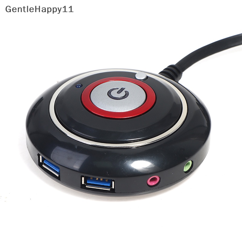 Gentlehappy PC Power Button Switch Saklar Komputer Desktop Portable Dengan Kabel PC Reset id