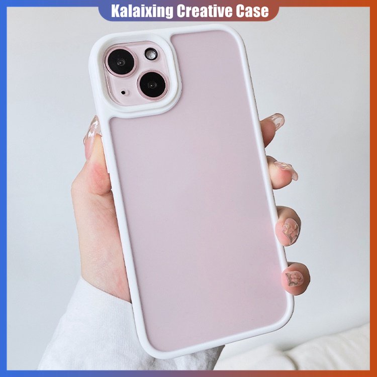 Casing Warna Permen Macaron Untuk iPhone 14pro Max 13Pro Max Anti-Sidik Jari Perlindungan Kuat Tahan Noda Hard Cover