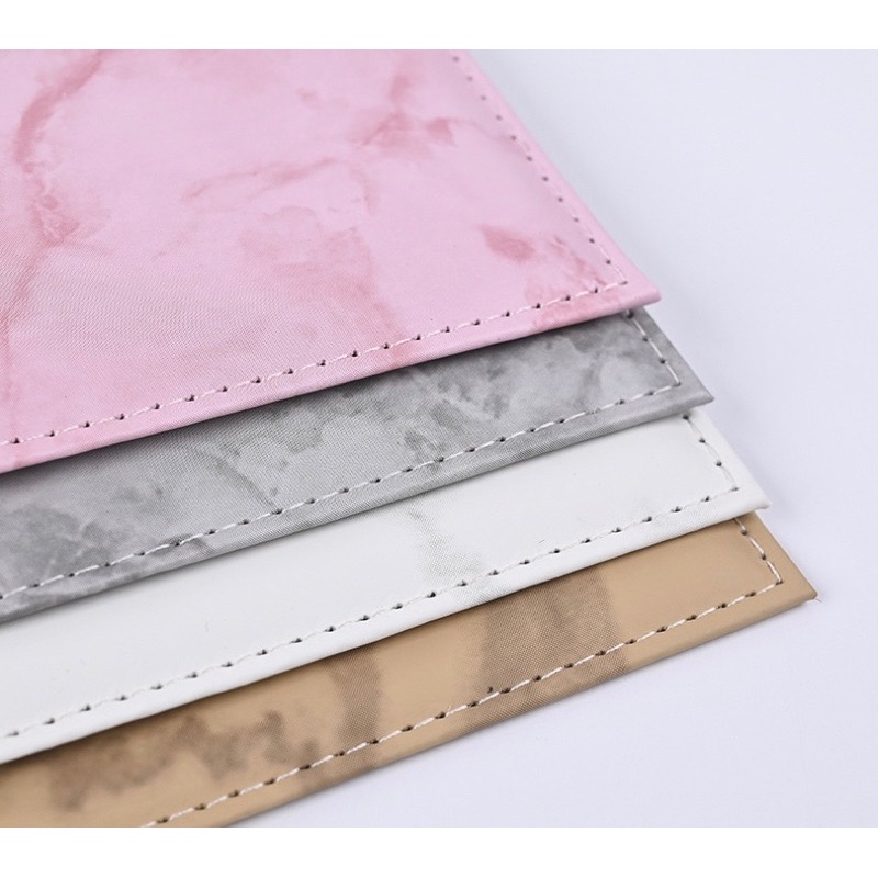 Sampul Paspor Elegan dengan Bahan Kulit PU Motif Mamer