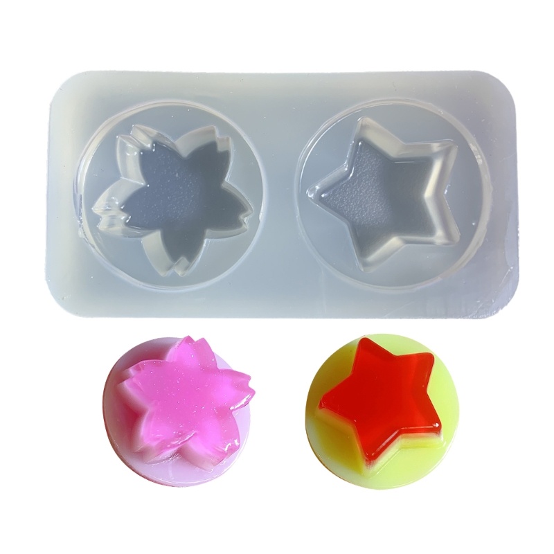 Siy Cetakan Resin Bunga Membuat Perhiasan Cetakan Silikon Liontin Cetakan Untuk Epoxy Casting Kerajinan Gantungan Kunci Resin Cetakan