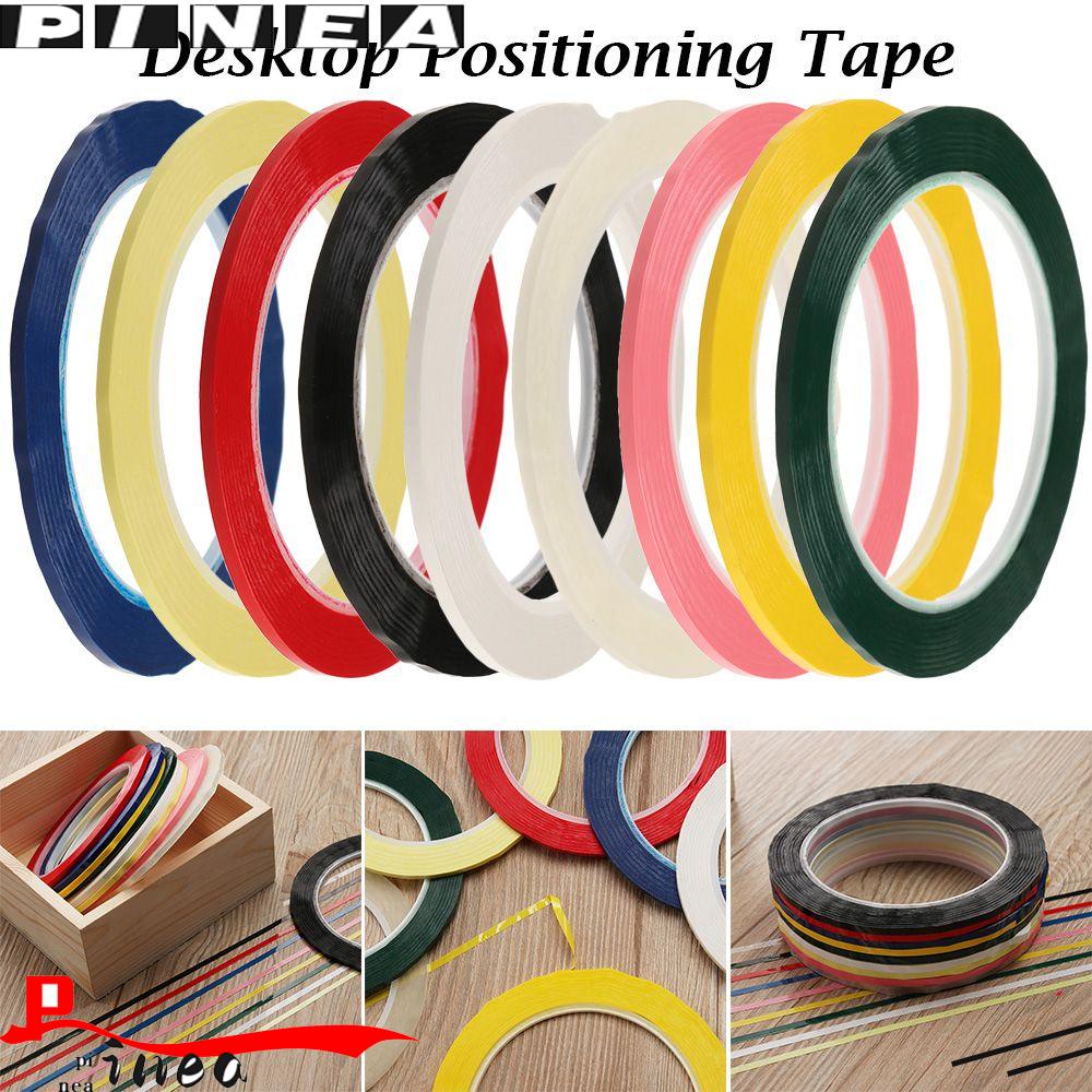 Nanas 1pcs Tape Posisi Desktop NEW Multicolor Isolasi Tahan Air Ada Jejak 5S Papan Tulis Garis Peringatan