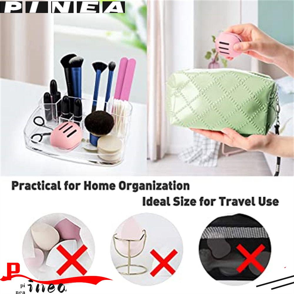 Tempat Spons Makeup Nanas Silikon Aksesoris Makeup Beauty Pad Cosmetic Puff Travel Case