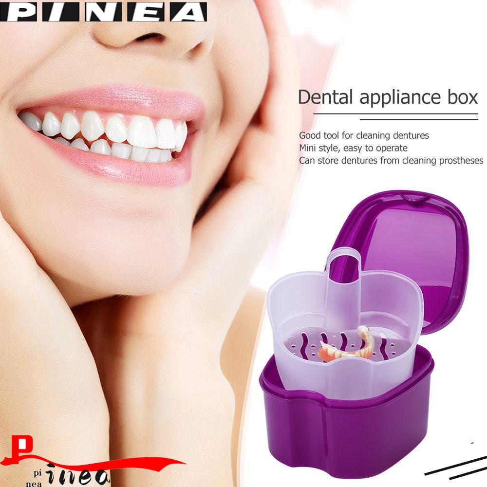 Case Kotak Gigi Palsu Nanas Tahan Lama Dengan Jaring Gantung Dental Tray Ortodontik Penahan Kebersihan Mulut