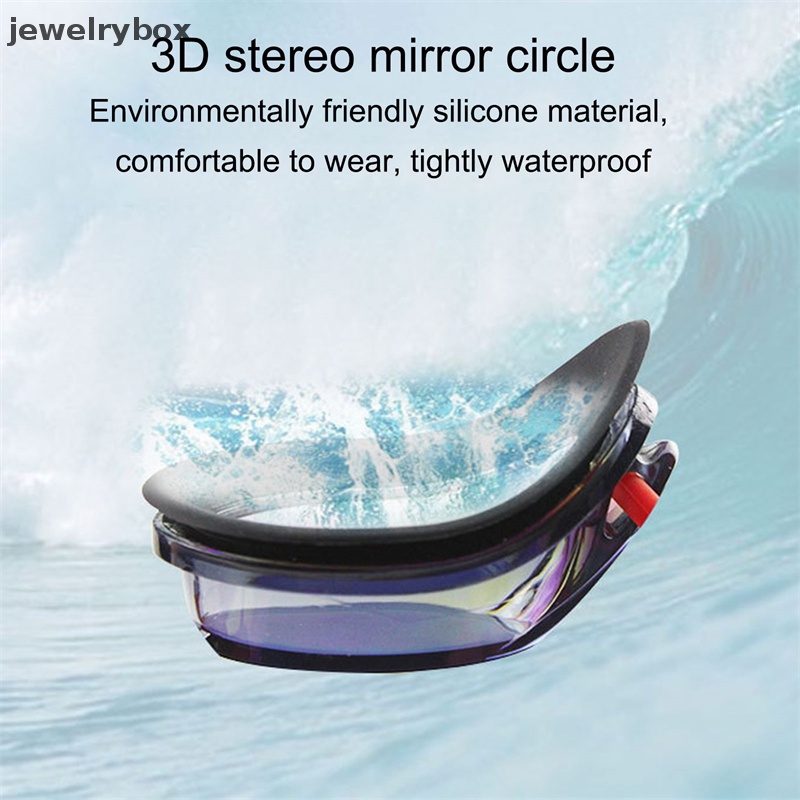 [jewelrybox] Kacamata Renang Profesional Plag Anti Kabut Waterproof Silica Gel Goggles Boutique