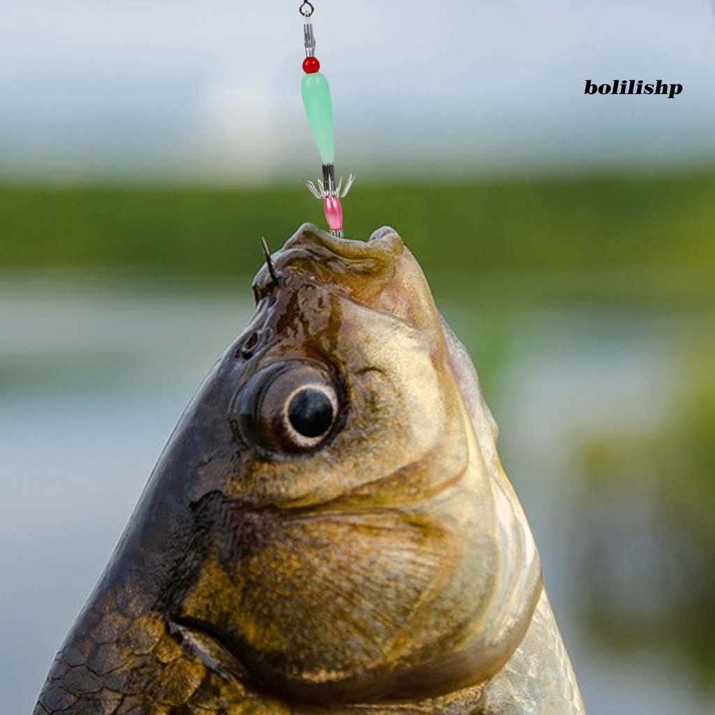 Bo-7g/140mm Luminous Cuttlefish Sleeve 8cakar Ringan Anti Karat Squid Jig Hook Aksesori Memancing