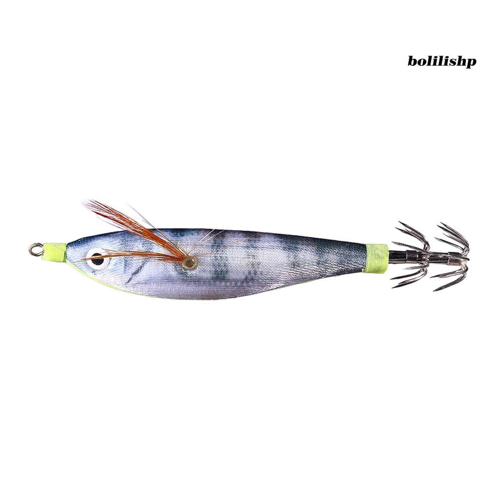 Bo-10cm/9.6g Umpan Pancing Penembus Kuat Menggoda Kayu Bercahaya Tajam Udang Gurita Buatan Kait Untuk Pecinta Memancing