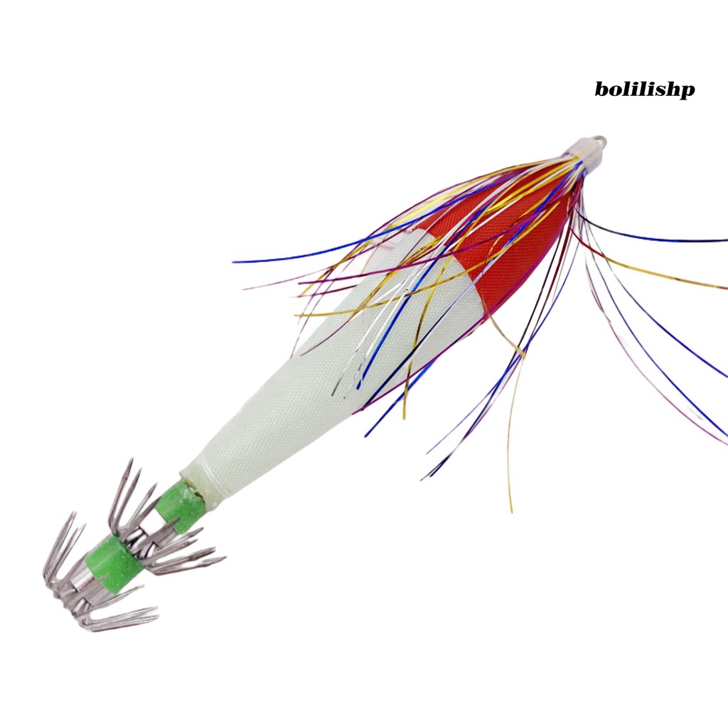 Bo-6g/11cm Kait Cumi Kait Tajam Simulasi Menggoda Memancing Kait Payung Ganda Kait Jarum Cumi Untuk Memancing Di Luar Ruangan