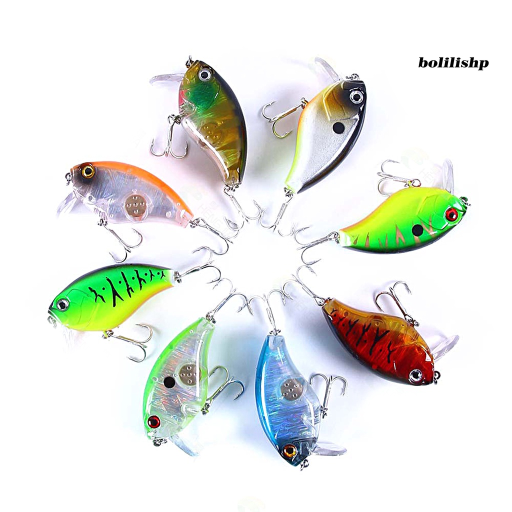 Bo-6cm/17g Umpan Pancing Simulasi 3D Fisheyes Lidah Panjang Warna Terang Kait Tajam Atraksi Ikan Universal Topwater Engkol Buatan Umpan Keras Alat Pancing