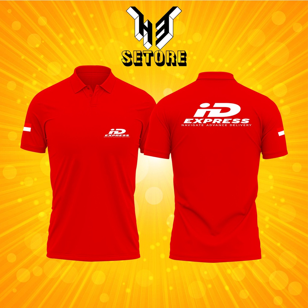 POLOSHIRT KAOS BAJU KERAH POLO ID EXPRESS / BAJU ID EXPRESS TERBARU