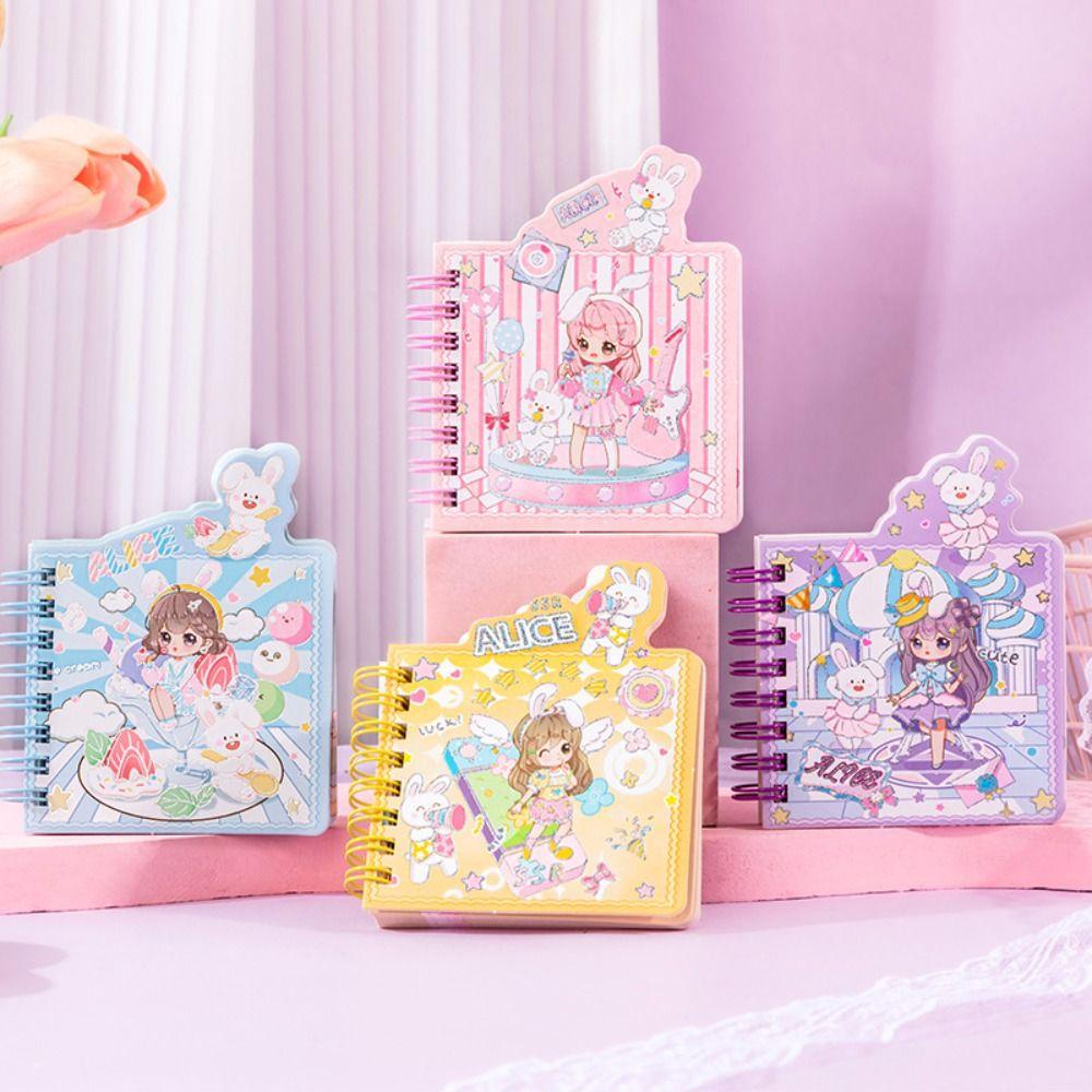 Mxbeauty A7 Notebook Kawaii Kartun Sekolah Kantor Mengambil Catatan Siswa Alat Tulis To Do List Mini Coiled Book