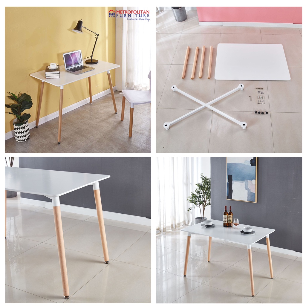 Meja Makan set Meja Cafe Minimalis Dining Table