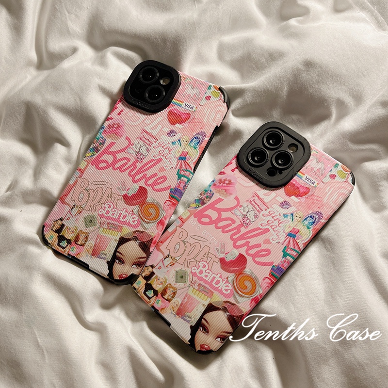 IPHONE Kompatibel Untuk Iphone14 13 12 11 Pro Max X XR Xs Max7 8 6 6s Plus SE 2020 2023 Gaya Anak Perempuan Fashion Girl Pattern Phone Case Back Cover