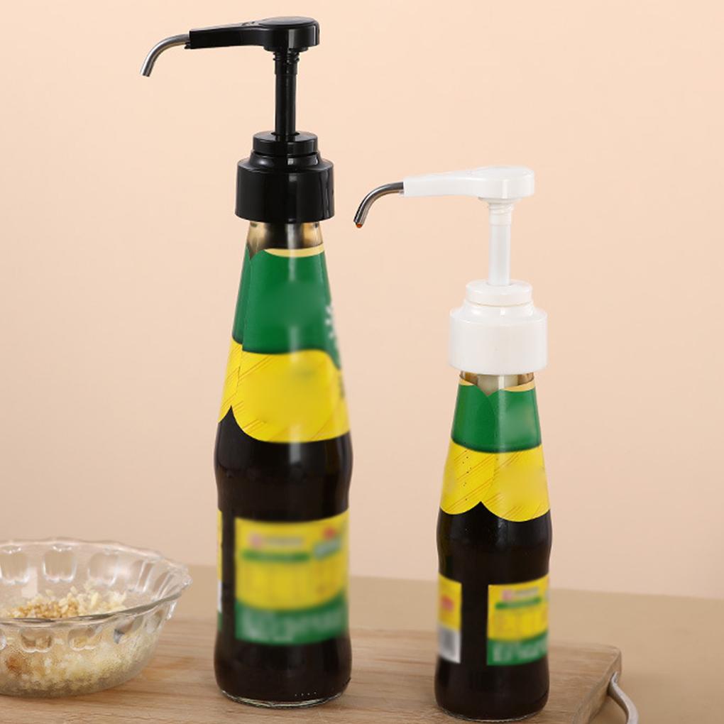 Alat Semprot Minyak Rumah Tangga Dapur Botol Saus Stopper Nozzle Squeeze Dispenser Pump