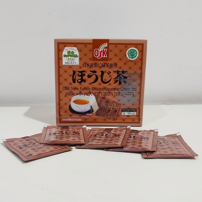 

TEH OSK JAPANESE - OSK TEH JAPANESE ISI 50pcs GREEN TEA - ROASTED