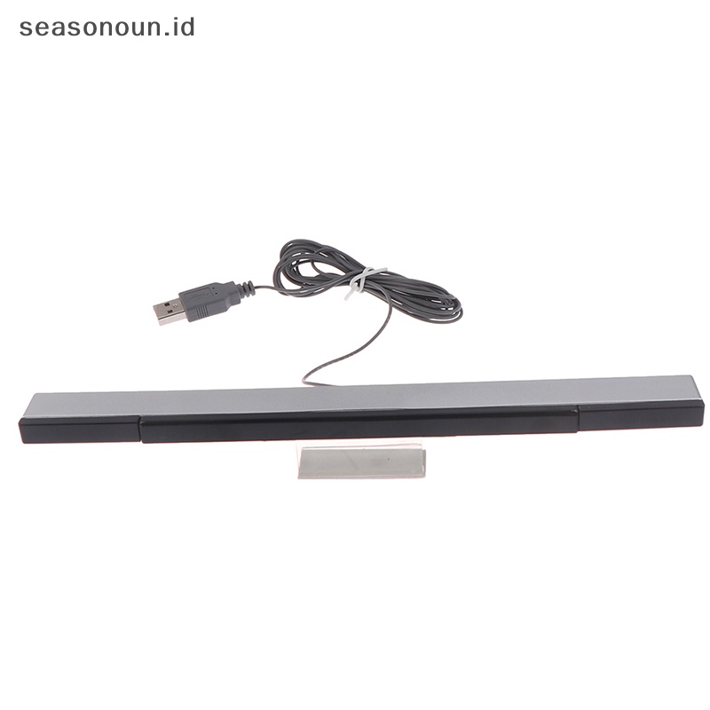 Seasonoun Wii Sensor Bar Wired Receivers IR Signal Ray USB Plug Pengganti Nitendo.