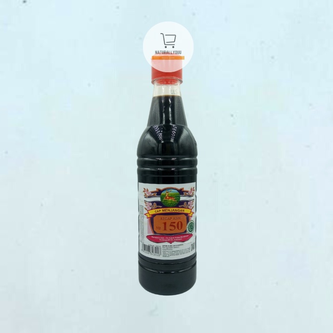 Kecap Asin 150 Menjangan 600ml Botol Plastik Soy Sauce