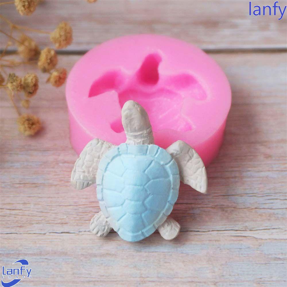 Lanfy Cetakan Fondant Kecil Handmade Bakeware Permen Sea Turtle Tortoise Membuat Coklat