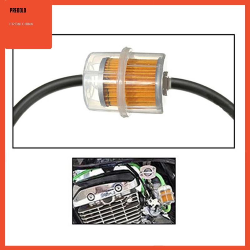 [Predolo] Filter Bensin Bahan Bakar Gas 6mm 8mm Universal Motor Mobil