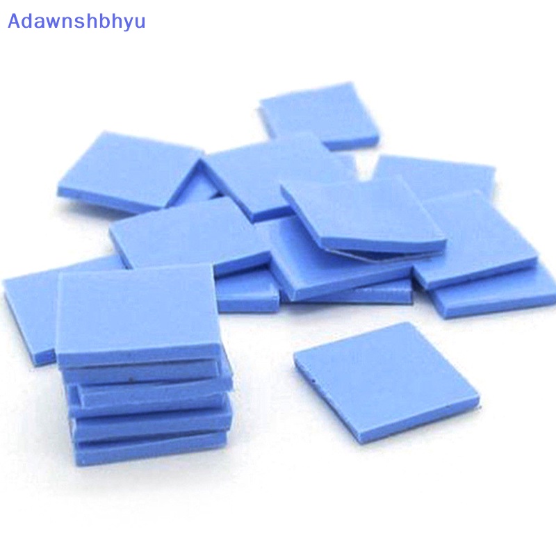 Adhyu Biru 100mmx100mmx1mm GPU CPU Heatsink Pendingin Thermal Conductive Silicone Pad ID