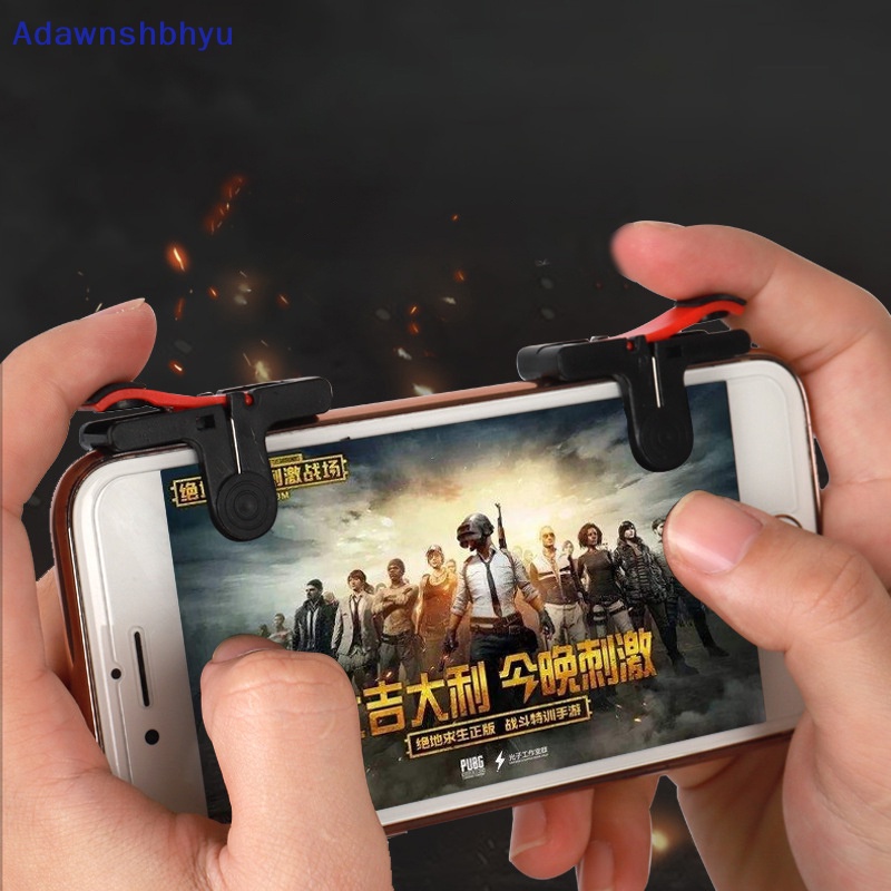 Adhyu D9 Mobile Game Gamepad Trigger Joys Fire Button Controller Untuk PUBG S1 ID