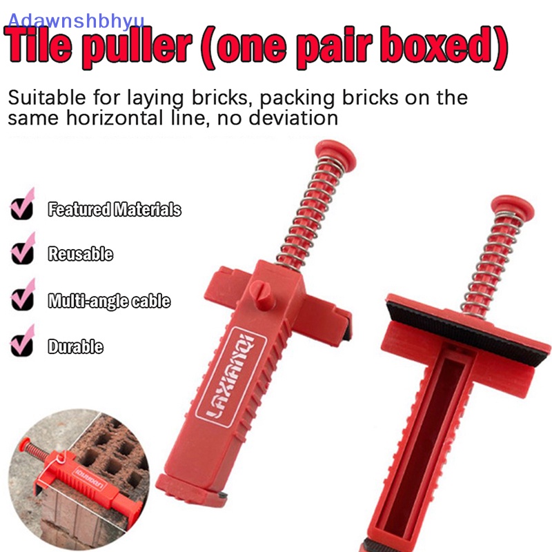 Adhyu 2Pcs Fixer Alat Tukang Bata Laci Kawat Untuk Bangunan Fixer Brickwork Leveler ID