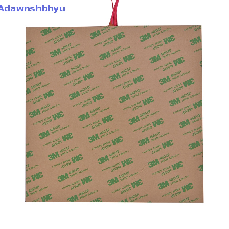 Adhyu 100x80mm 12V 20W Heated Bed Heater Pad Silikon Heag Mat Untuk Printer 3D ID