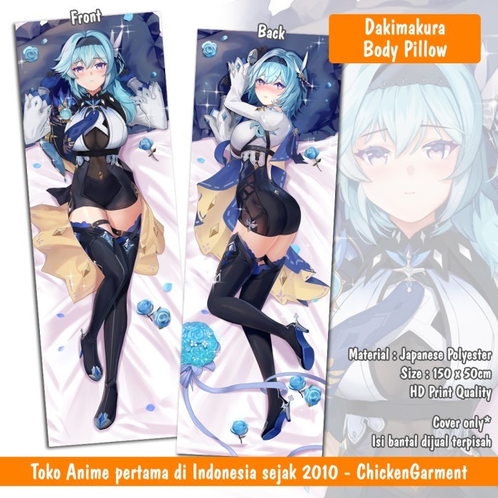 Eula Dakimakura - Sarung Bantal Guling - Genshin Impact