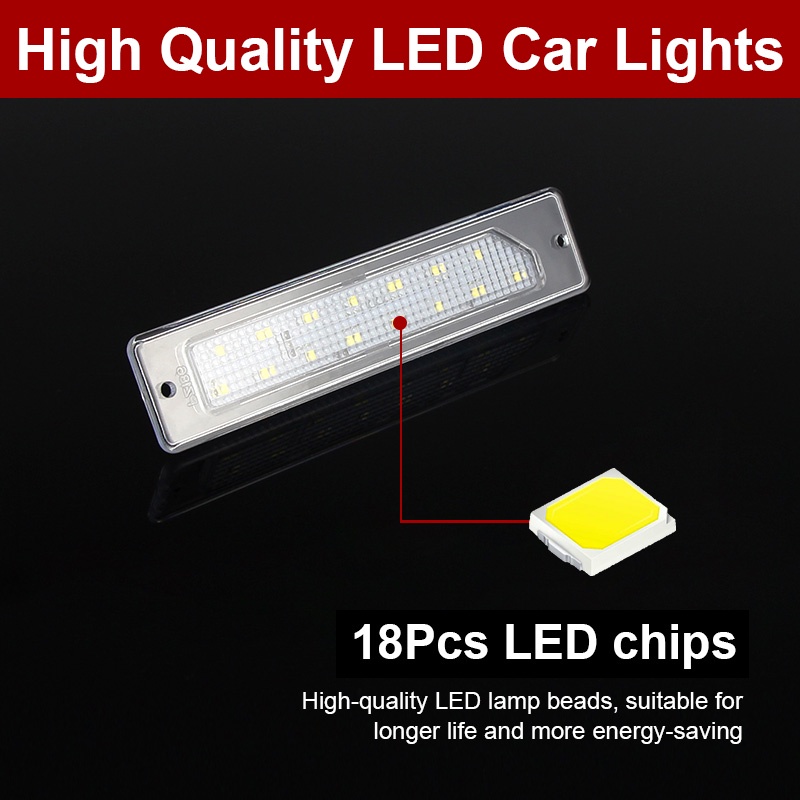 2x Canbus 12V SMD Putih Led Plat Lampu Angka Lampu Untuk Fiat Ducato Untuk Peugeot Boxer Untuk Citroen Jumper Bus Box Relay