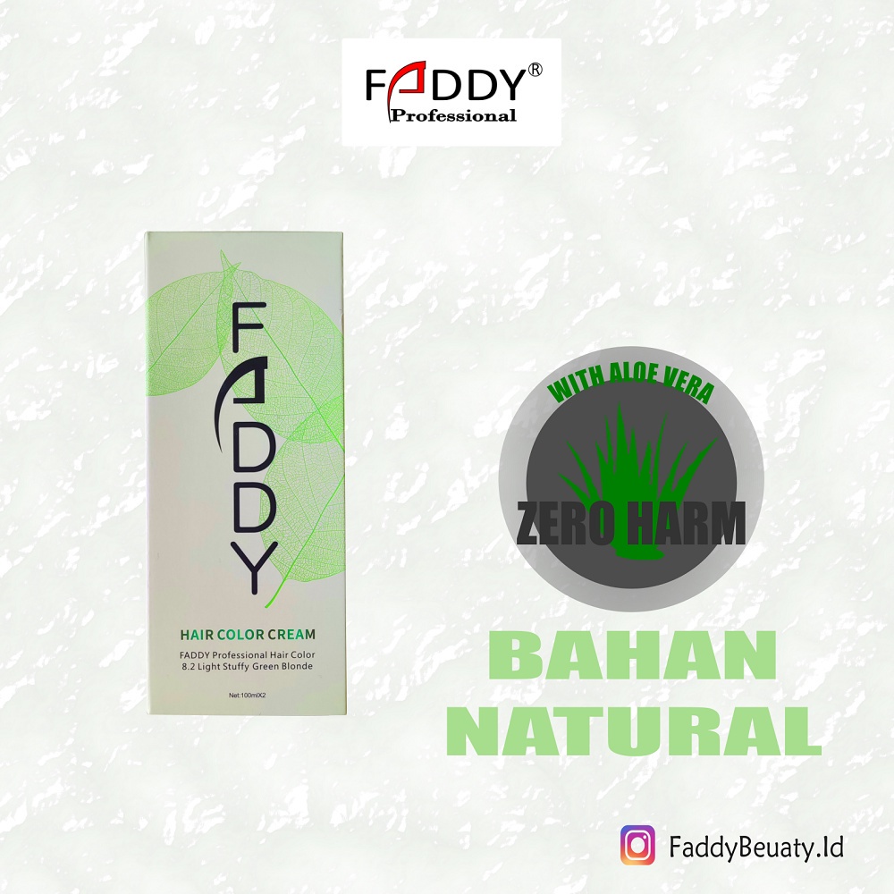 Faddy / Red (.6) / Hair Color Cream Set (Pewarna Rambut) 100ml - CO