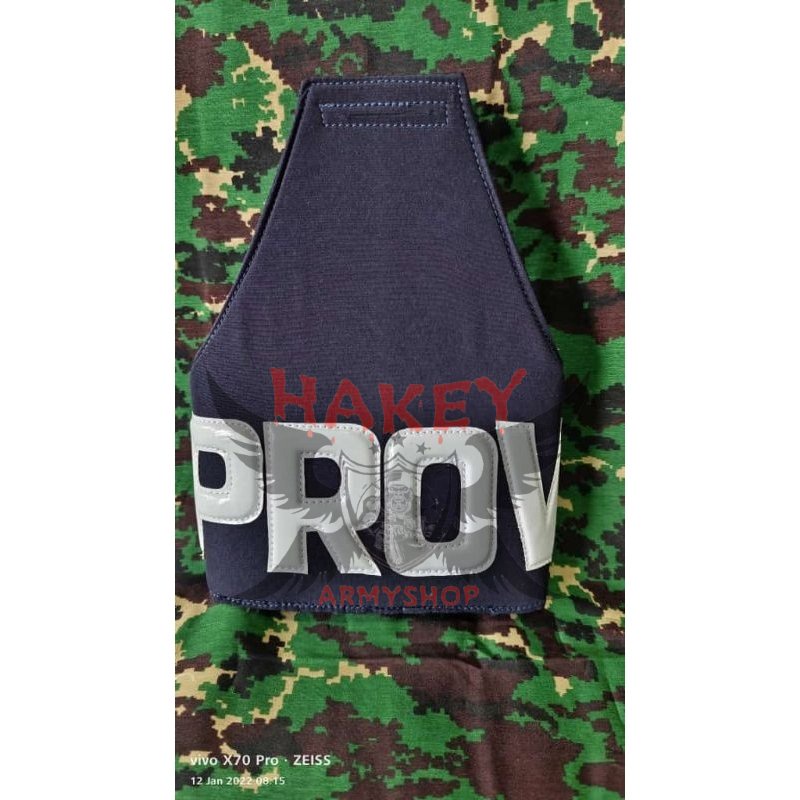 Ban Tangan Ban Lengan Provos Tni  Ban Lengan Provost Ban Lengan Tulisan Putih Timbul