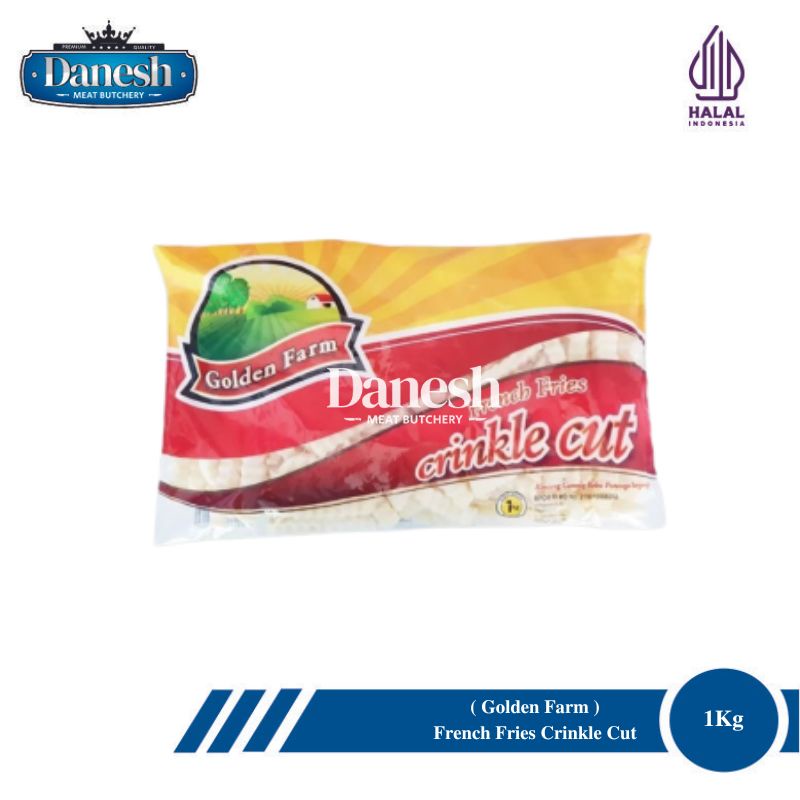 

Kentang Crinckle Golden Farm French Fries Crinckle Cut