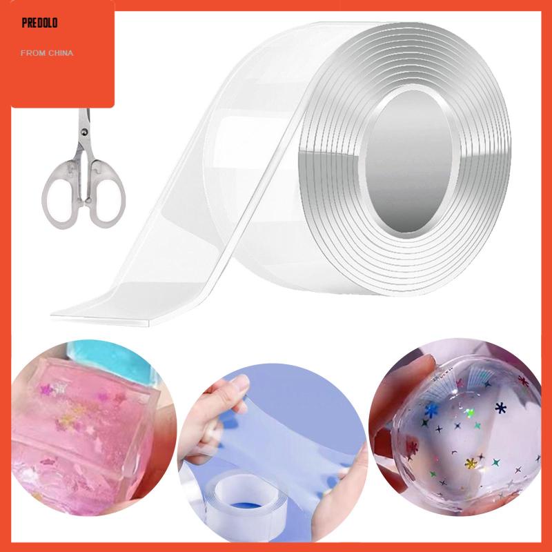 [Predolo] Blow Bubble Double Sided Tape DIY Kerajinan Serbaguna Kreatif Selotip