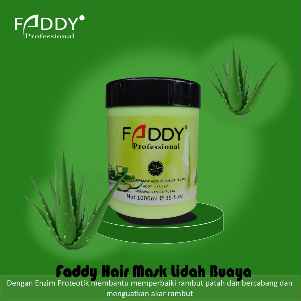 Faddy - Hair Mask (Makser Rambut) (Creambath) (Perawatan Rambut) 1000 gr - CO