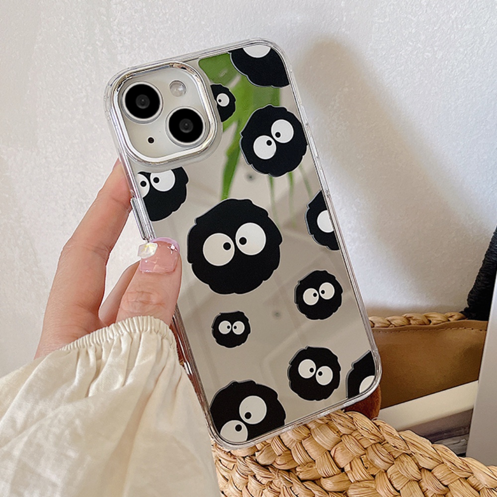 Case IPhone Lapis E Fairydust Lucu Kompatibel Untuk Iphone11 Casing Cermin Makeup14 Pro Max Ip13 Pro Max Iphone12 IPhone 11pro Max Back Cover Shell