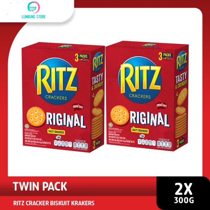 

Ritz Cracker Biskuit Krakers 300 gr Twinpack