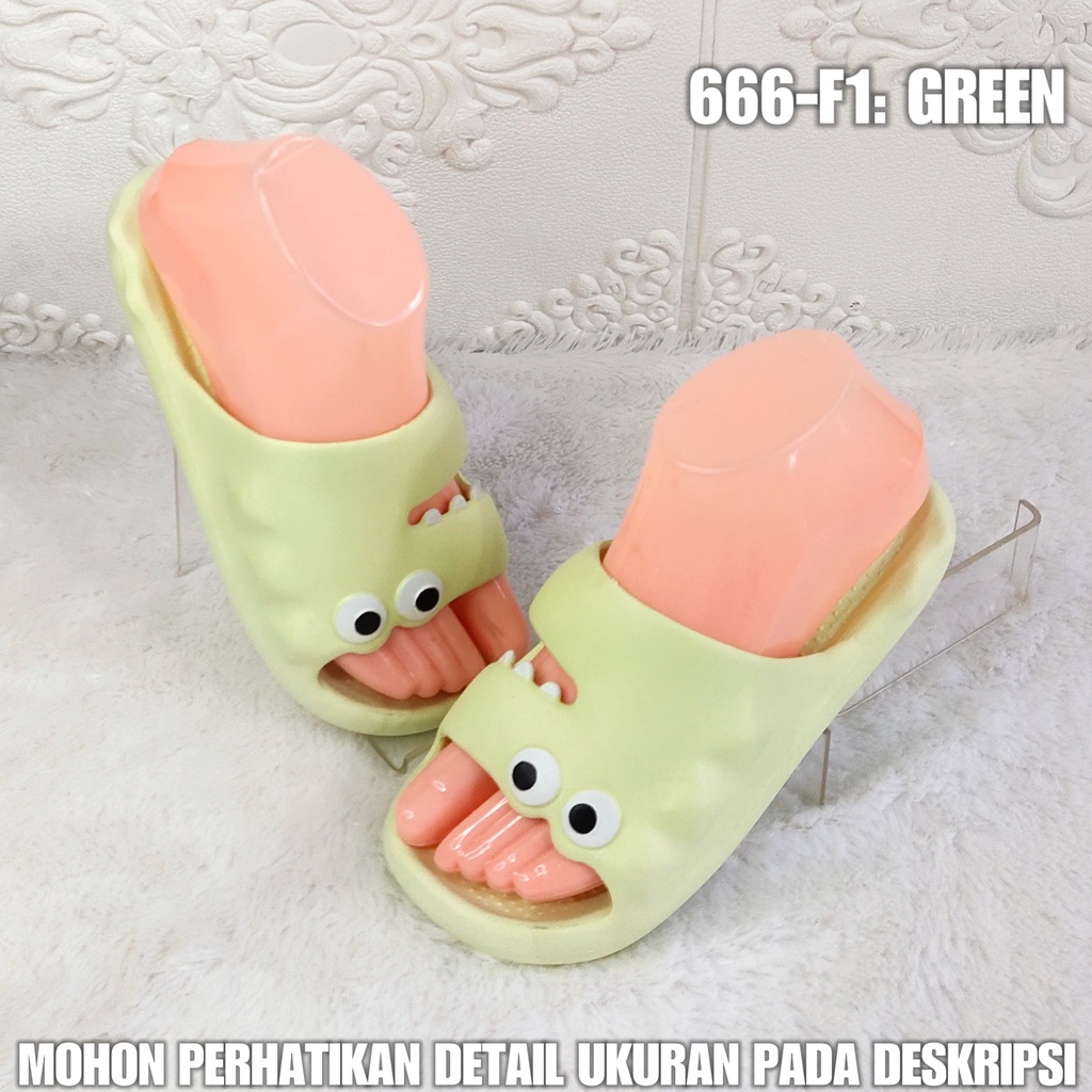 Sandal Selop Jelly 666 F1 Sendal Wanita Import Empuk Ringan SDLFW