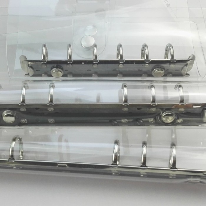 Bunga Daisy Transparan PVC Daun Longgar Ring Binder Notebook Planner Diary Cover A5/A6/A7