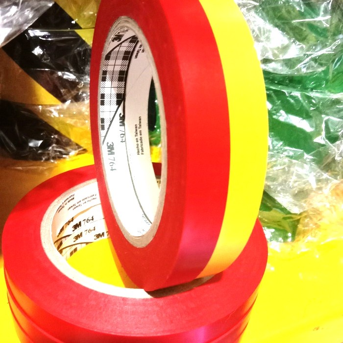 

Lakban Lantai 3 M 764 / Floor Marking Tape Vinyl 764 Masking Tape 12mm DVN27