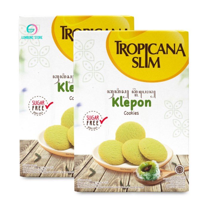 

Twin Pack: Tropicana Slim Klepon Cookies (5 Sch)